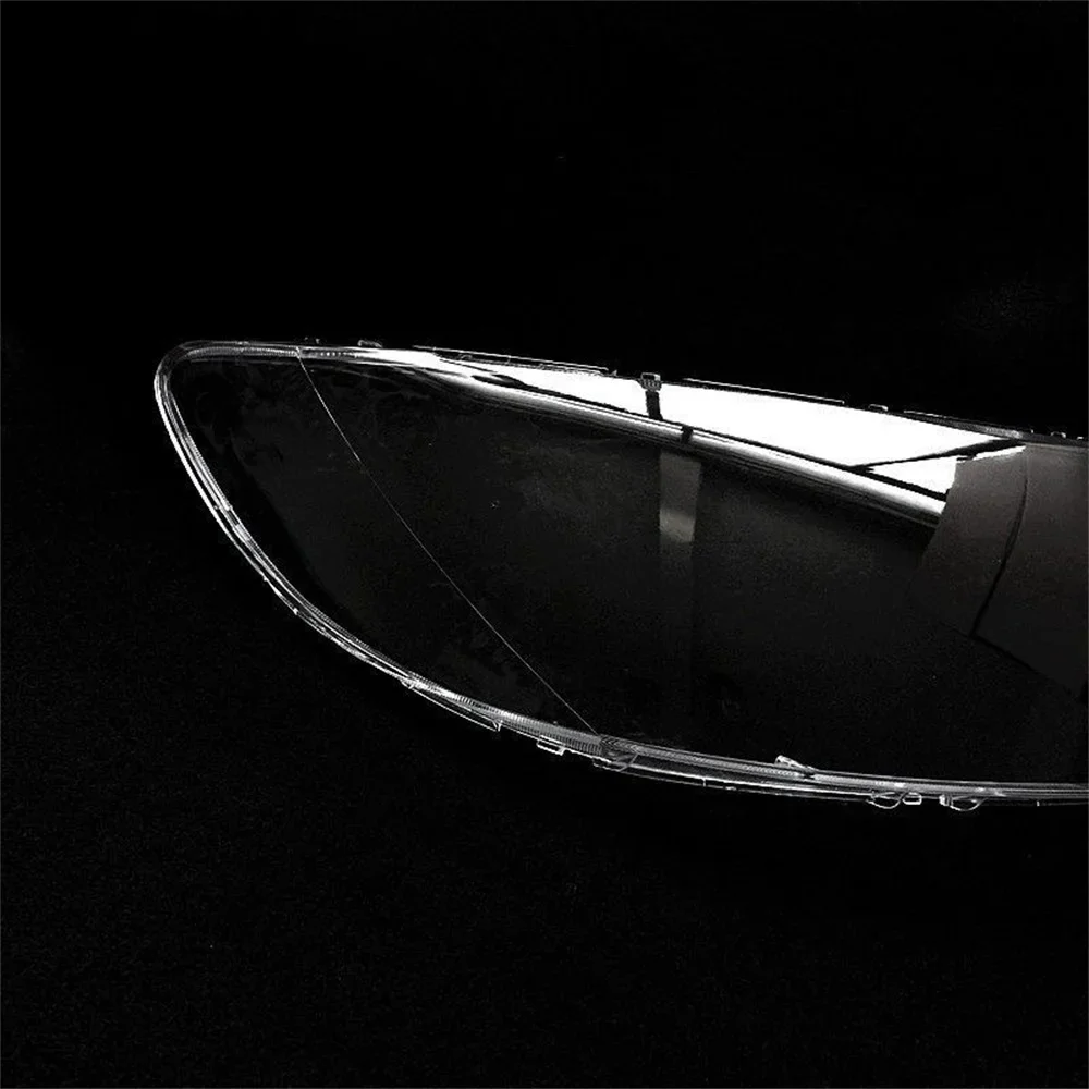 HTTCY     لشركة هيونداي سانتا 2008 ~ 2012 الجبهة سيارة غطاء المصباح عدسة قذيفة غطاء المصباح عاكس الضوء كشافات قناع خفيف