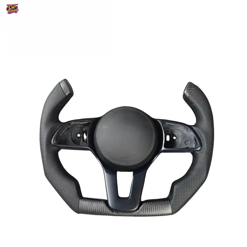 For Benz GLC63 GLC43 C200 C260 C180 E300 GLE63 GLB CLA45 CLA35 Carbon Fiber Steering Wheel Modification