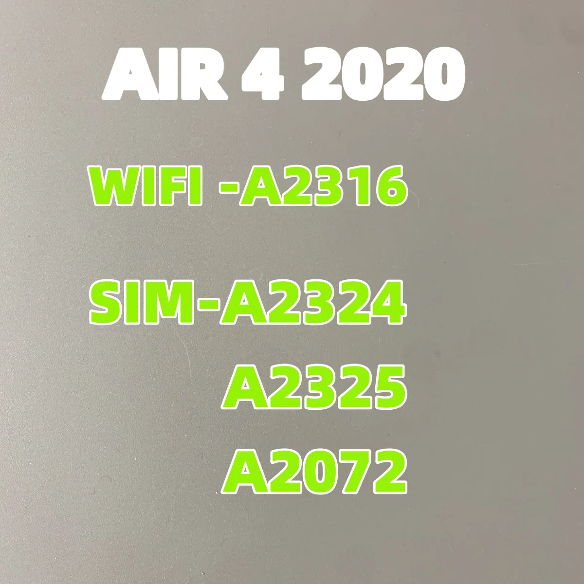 

Back Cover Battery Housing For iPad Air 4 10.9 inch 2020 A2316 A2324 A2325 A2072back cover housing battery cover replacement