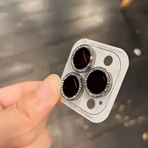 Shine Diamond Camera Objektiv Beschützer für iPhone, helles Glas, Mädchenkamera, Mode, 12, 15, 14 Pro, Max, 2-3 PCs 12 Hauptverkäufe Boi Camera Eye - №7