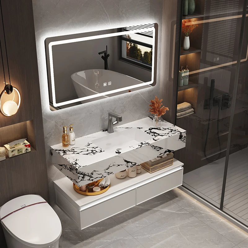 أدراج للعناية بالبشرة، ديكورات خزانة الحمام، نبات فوق أقسام، خزانة الحمام، تخزين العطور، أثاث Gabinete العصري #5