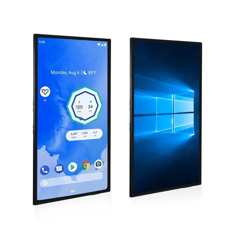 

Android Window OS 15 18 21 24 27 32 Inches Interactive Touch Monitor Capacitive Touch Screen All-in-One With WIFI Speaker BT