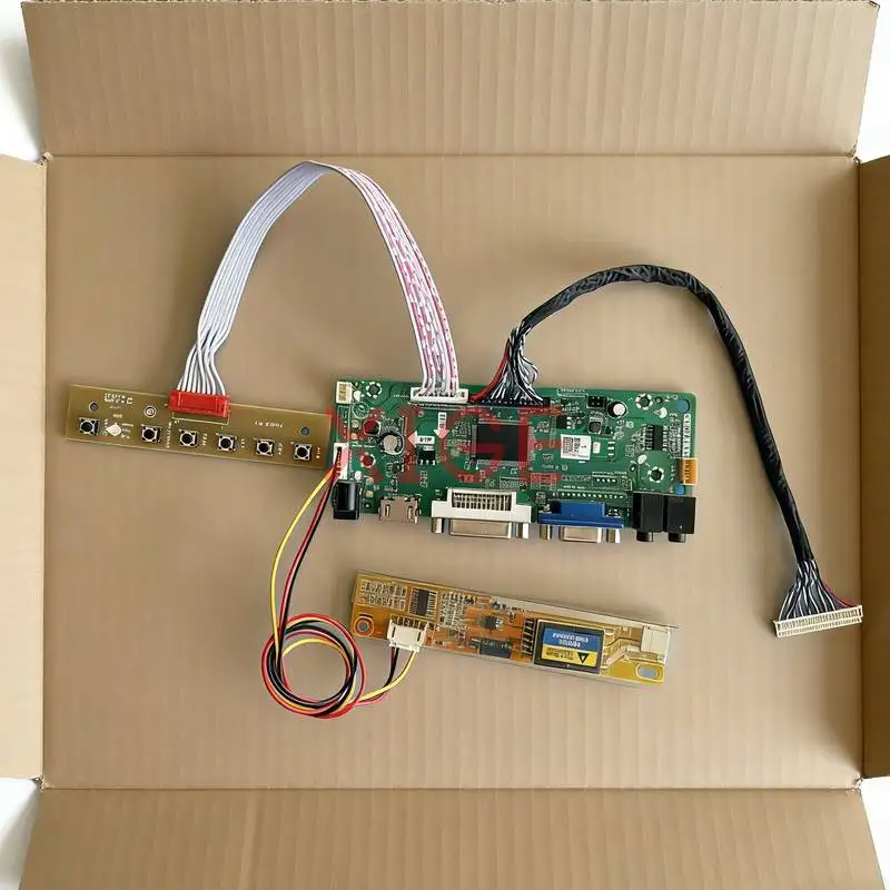

For QD14XL12 QD14XL19 QD14XL07 QD14XL20 Matrix Controller Drive Board DIY Kit 1024*768 HDMI+DVI+VGA LVDS 30-Pins 1024x768 1-CCFL