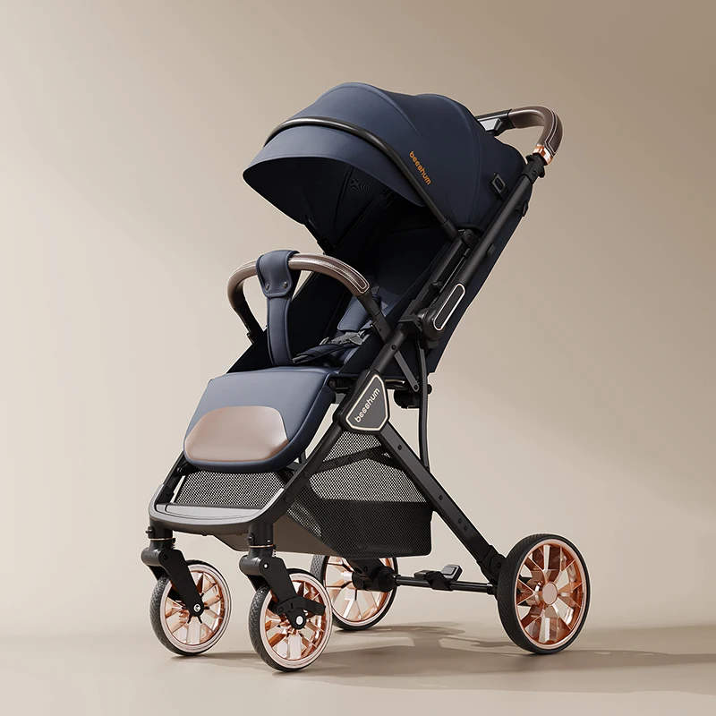 

2026 B7 Newborn Baby Stroller Pushchair Sit and Lie 0-3 Years Old Lightweight Foldable Children's Stroller Two-way