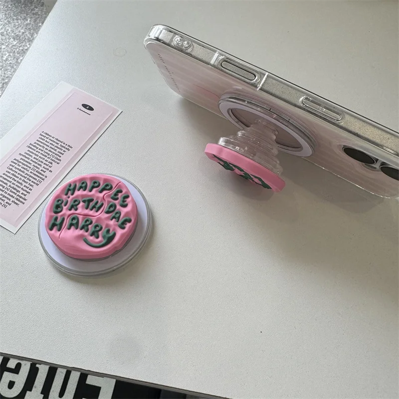 Простой магнитный чехол для телефона в розовую полоску для iPhone 16, Pro, 15, 14, 13 Pro Max, задняя крышка с подставкой Magsafe, противоударные чехлы