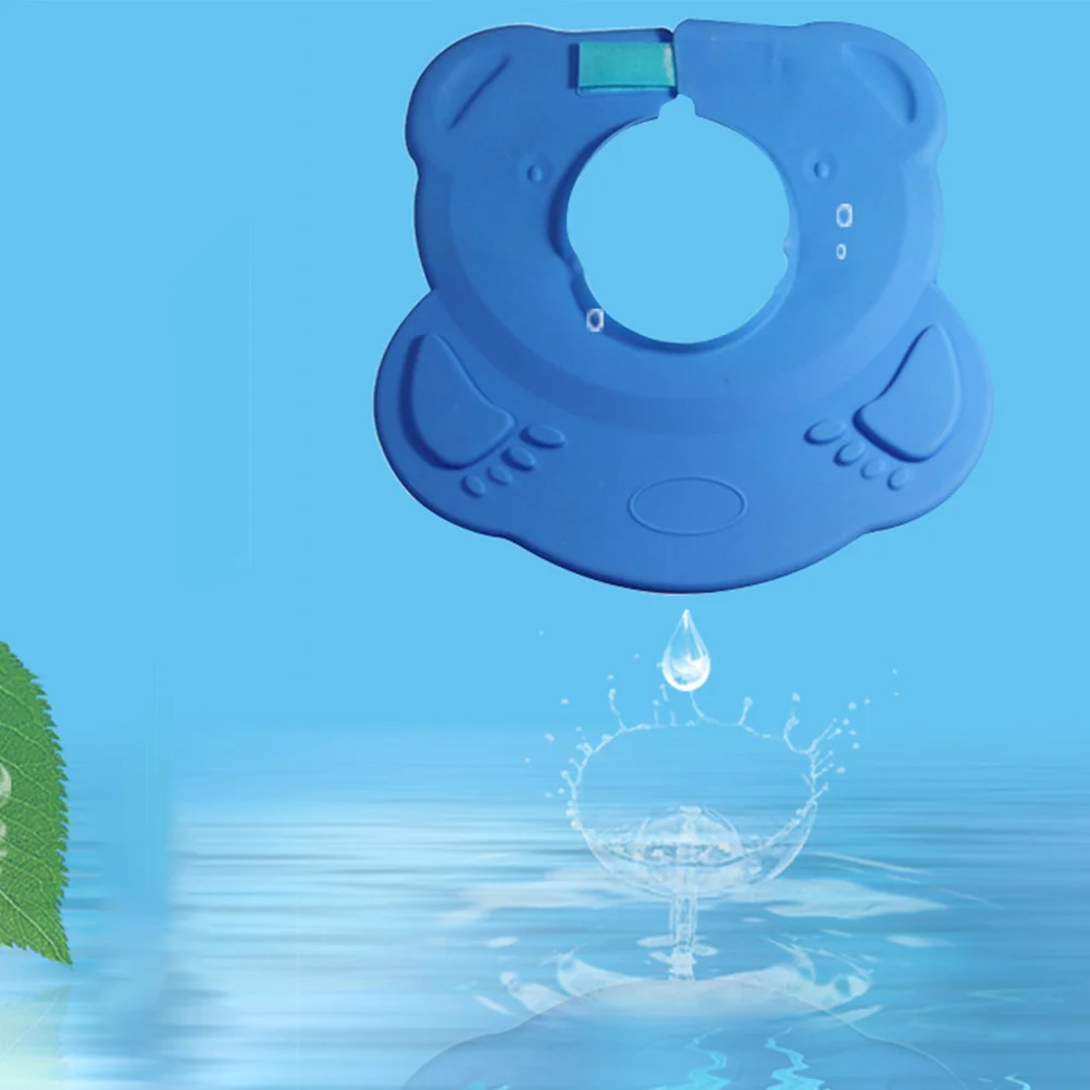 

Baby Bath Hat Baby Hair Washing Cap Shampoo Cap Ear Protector Cap Bathing Shower