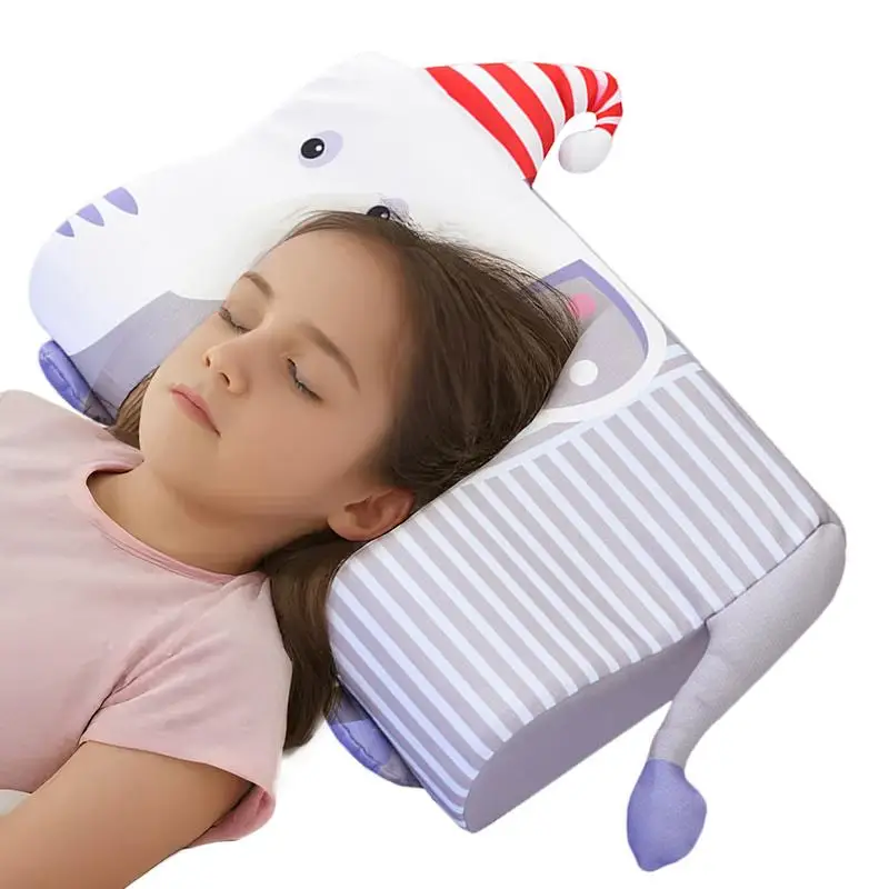 Toddler Bed Pillow Small Pillow for Daycare Preschool Nap Time Ergonomic Bed Pillow Skin-Friendly Travel Cushion for Kids Girls