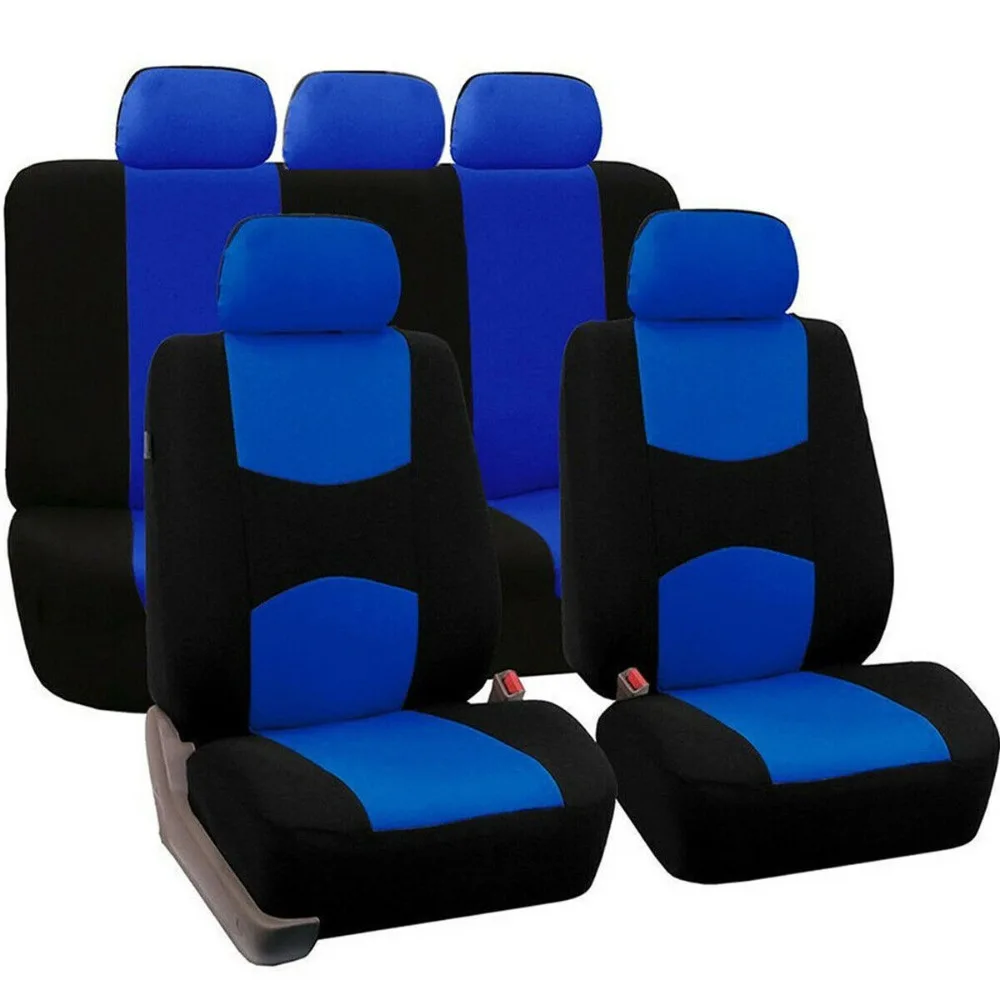 

For Chevrolet Full Set Car Seat Cover 5-Seats Protector Front & Rear Cushion Pad