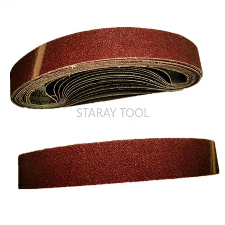 10/50 pièces 533*30mm 40-1000 grains abrasifs bandes abrasives meulage outils de polissage bande de ponçage pour le polissage du bois et du métal mou