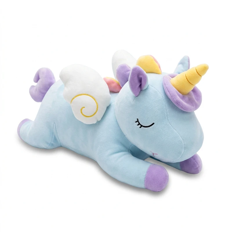 

40-100cm Big Cute Dreamy Unicorn Plush Toy with Wings Soft Stuffed Horse Cuddle Pillow Perfect Gift for Kids Girls Girlfriend