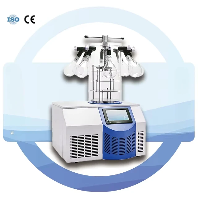 SCITEK Benchtop Freeze Dryer -60℃ Condenser Temp Laboratory Vacuum Freeze Drying Equipment