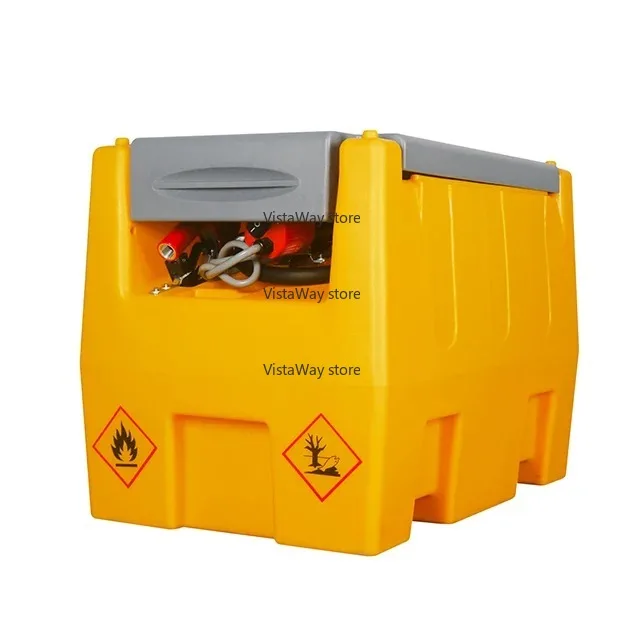 Tanque de transferencia de caddy diésel de combustible portátil eléctrico 53L/240L/480L/500L para repostaje en el sitio