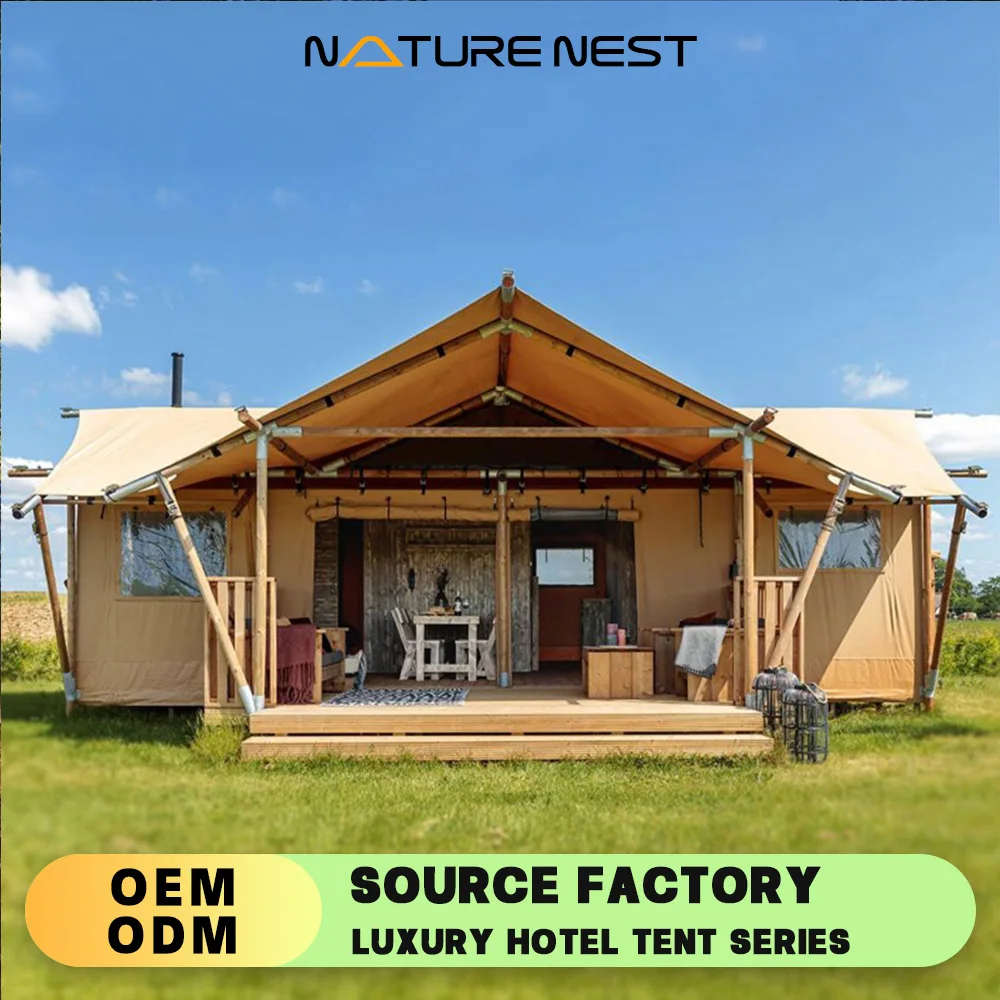 Glamping Farm Camping Base, палатка для кемпинга для родителей и детей на 3-4 человека, 2 спальні и 1 гостиную, дикая роскошная вилла для отдыха