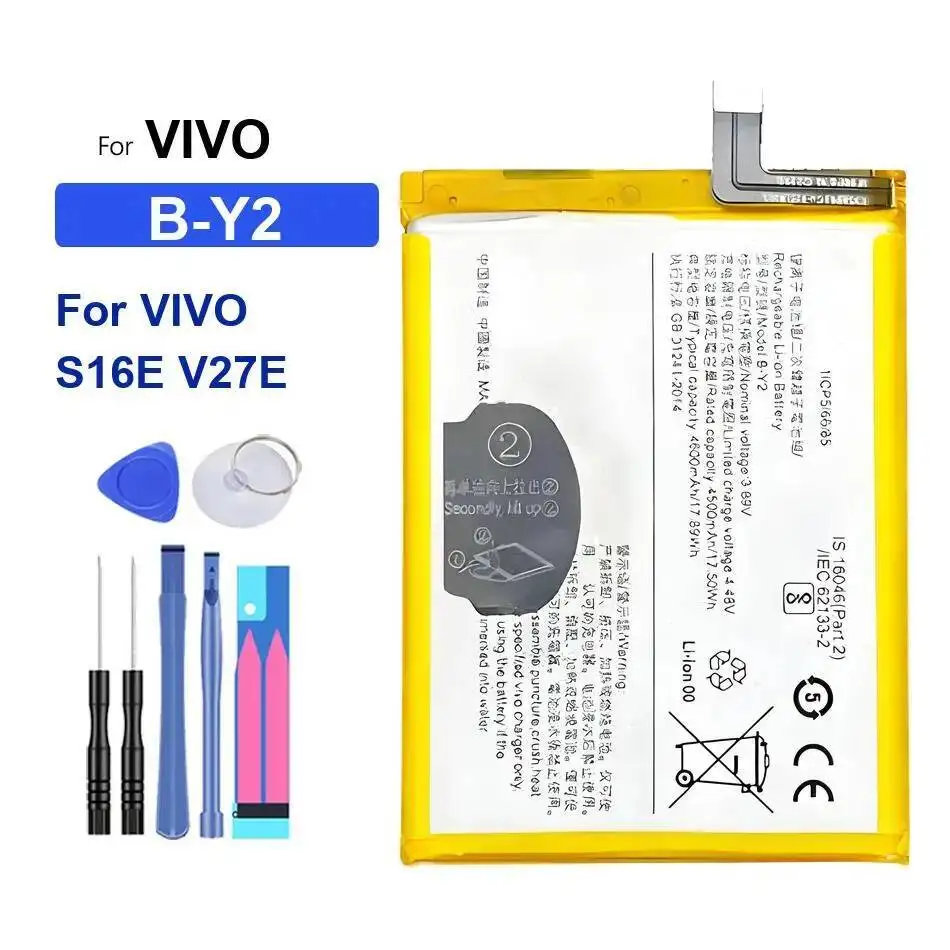 

High-Efficiency 4600Mah Stable Mobile Phone Battery For Vivo S16E V27E B-Y2
