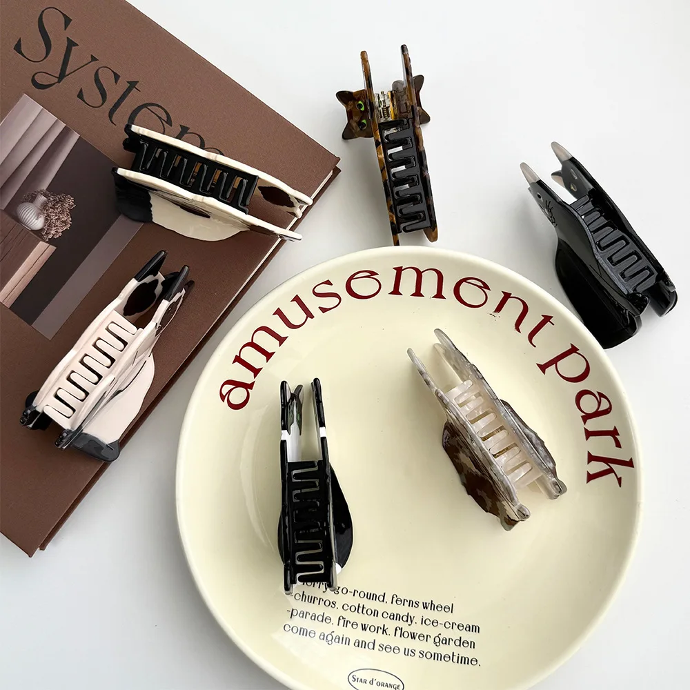 2025 جديد هريرة دبوس الشعر الإناث لطيف الحيوان حمض الخليك انتزاع كليب عودة مشبك للرأس دبوس الشعر الزخرفية القبعات القرش كليب #3