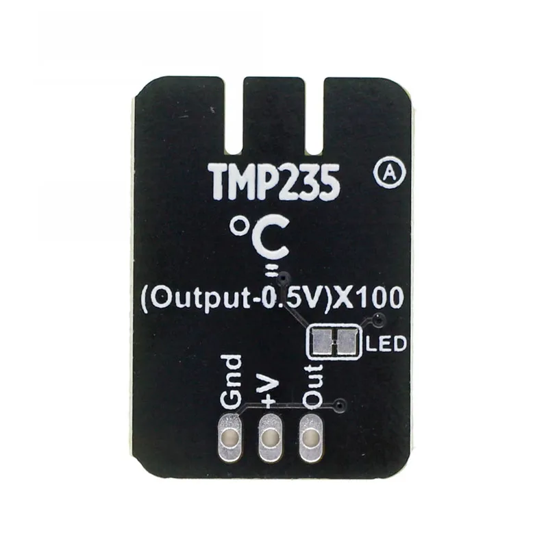 TMP235 Analog Temperature Sensor Module DC 3V-5V Linear 10mV/°C Output High Accuracy Supports External AREF for MCU Analog Input