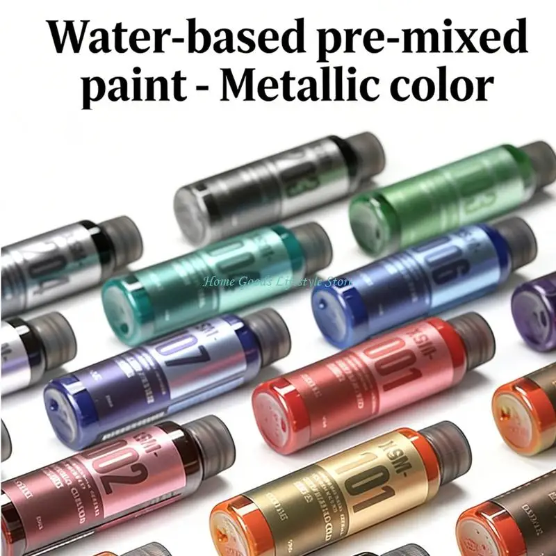 E74E Easy To Apply Metallic Finish Water Base Paint For Various Surfaces Including Metal,Ready to Use Design