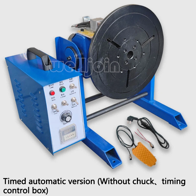 220V BWJ-30 30KG Welding Positioner With 200MM Mini Chuck With Foot Switch Welding Turntable