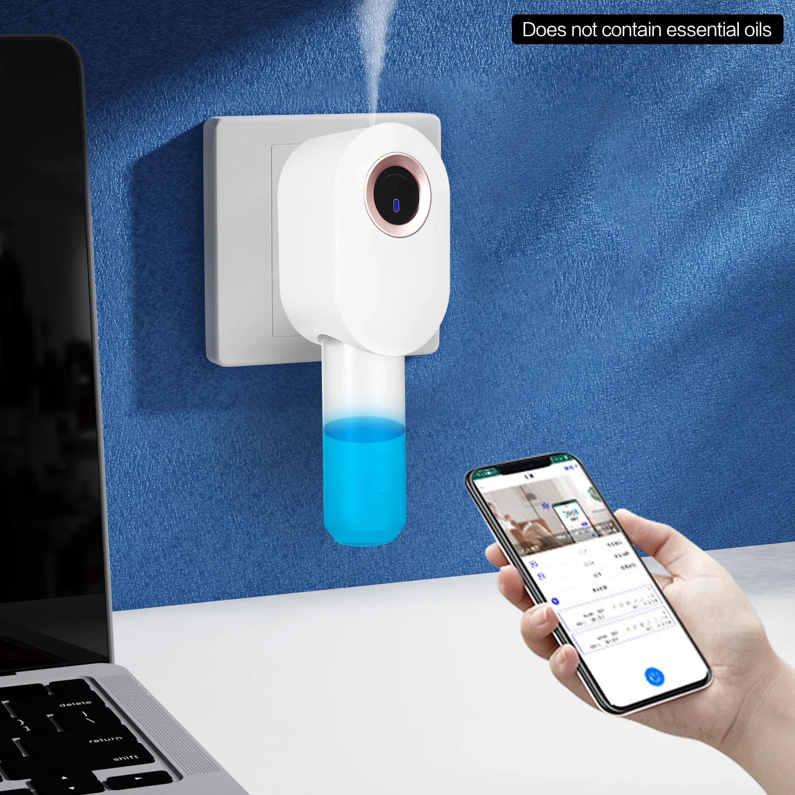 

Умный диффузор для ароматерапии для дома и офиса — 110 мл диффузор эфирного масла, настенный расширитель ароматов с Bluetooth, сенсорное управление