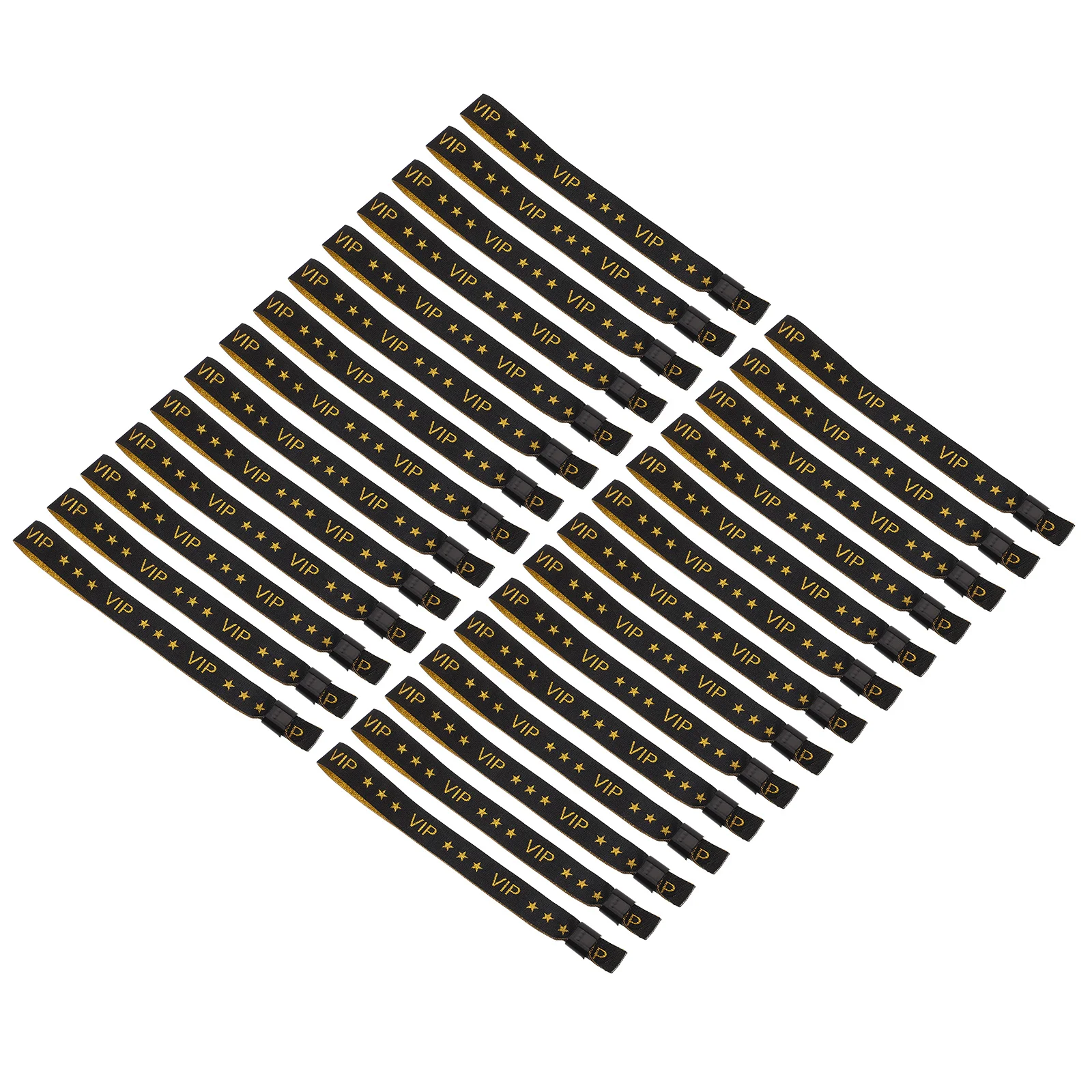 

50Pcs Identity Verification Wristbands Polyester Concert Bracelets Party Favors Vip Access Bands Events Festivals