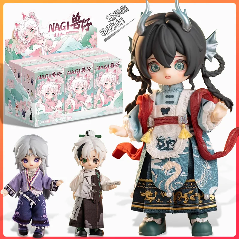 

Nagi Blind Box 4.0 Fourth Generation Xiaoyao Series Movable Doll 1/12 Points Trendy Toy Figurine Children Collection Gifts