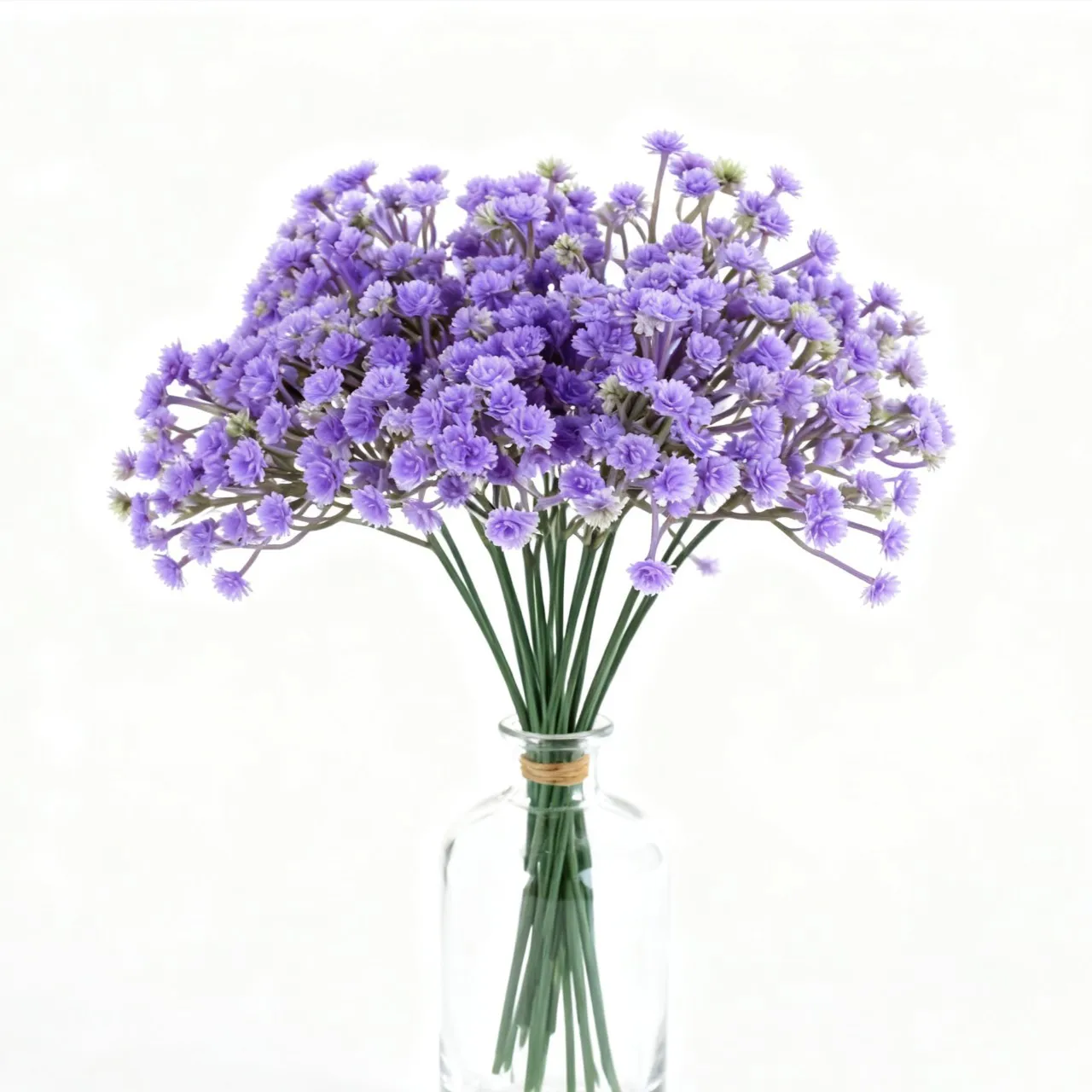 

Baby's breath artificial flowers, single stems, wedding decorations, aisle markers, photo props, event party decorations