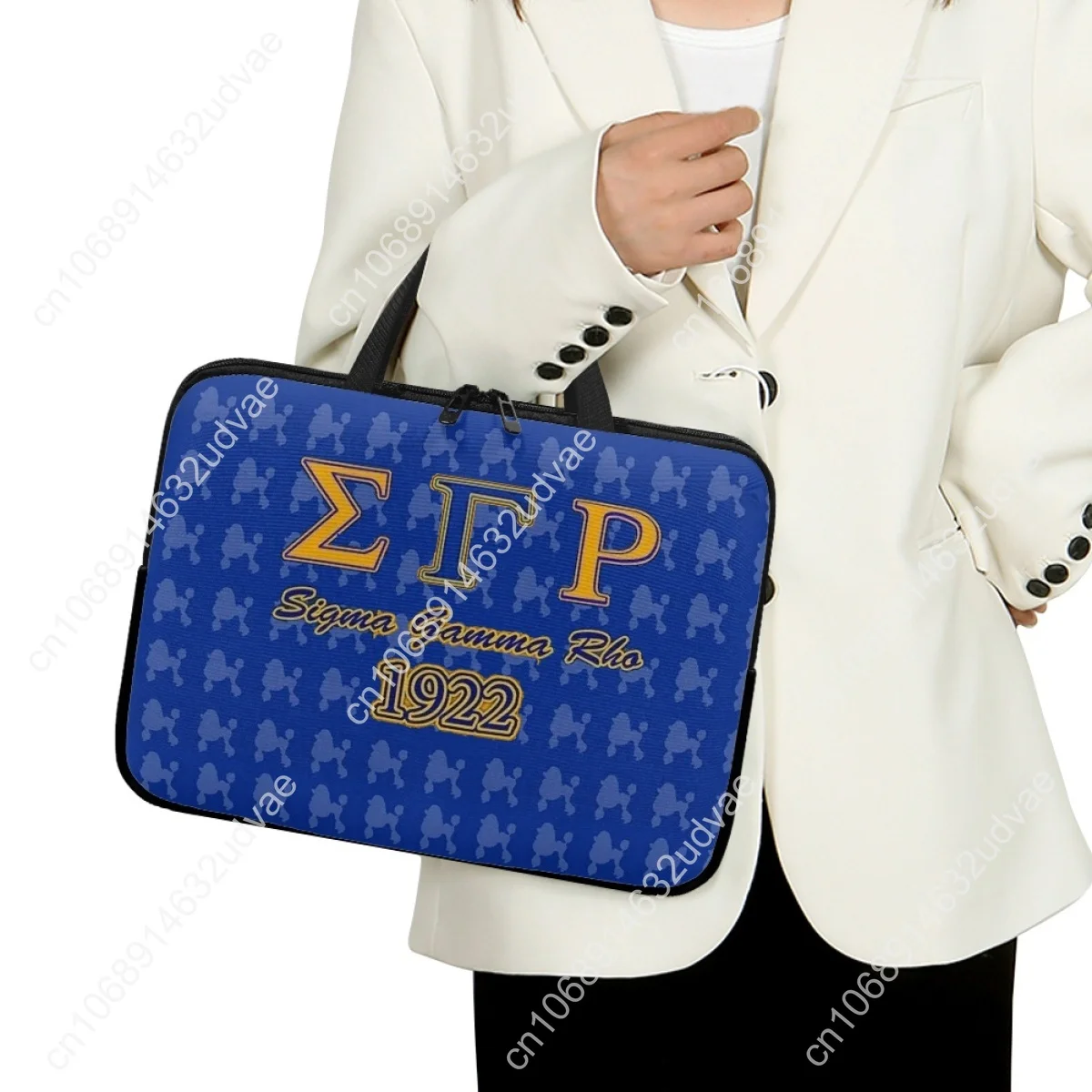 New Sigma Gamma Rho Laptop Case Notebook Sleeve 10 12 13 15 17 inch For Tablet Bag Cover Commuter Handle Computer Handbag 2023