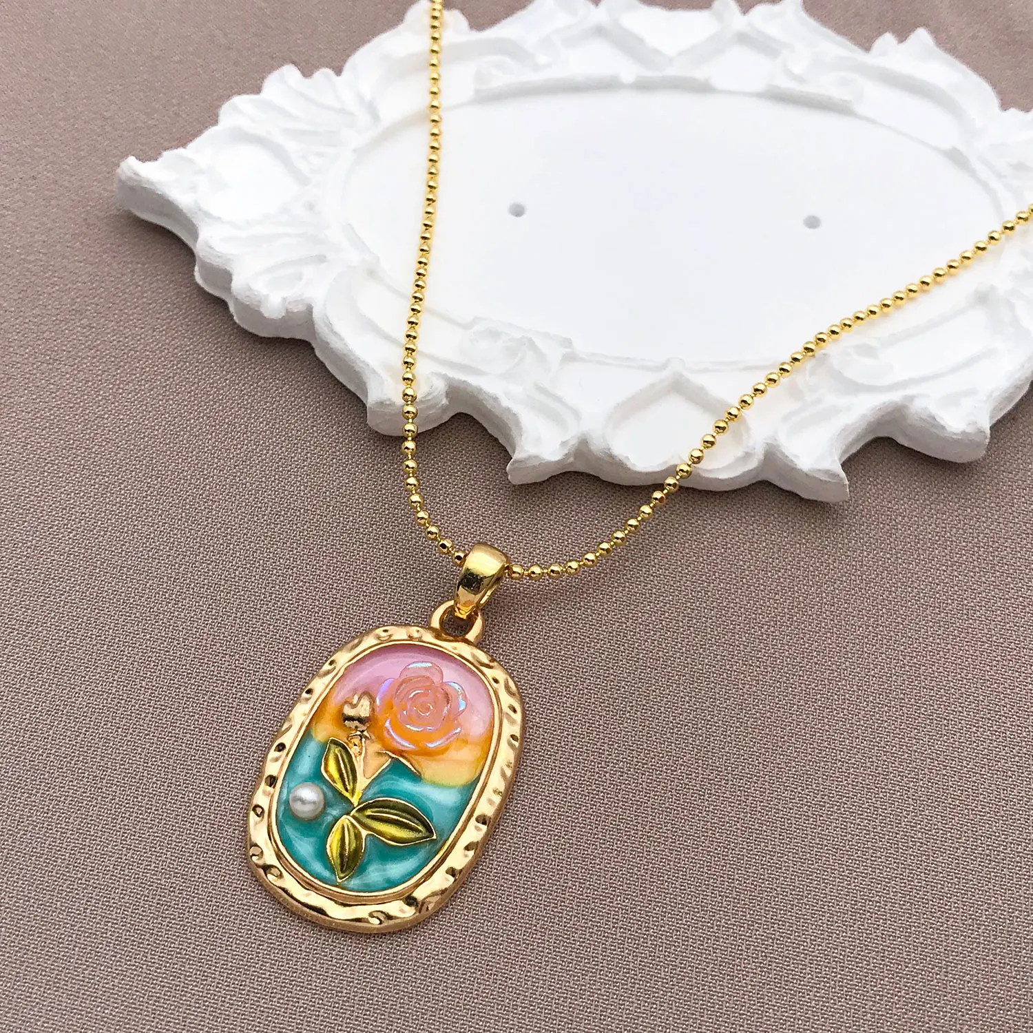Gemischtes Set aus 10/20 Stück 18K Kupferbeschichteten Echtgoldfarbenen Dicken Silberweißen Goldenen Melonenkern-Verschlüssen, DIY-Schmuckherstellungszubehör – Detail 6