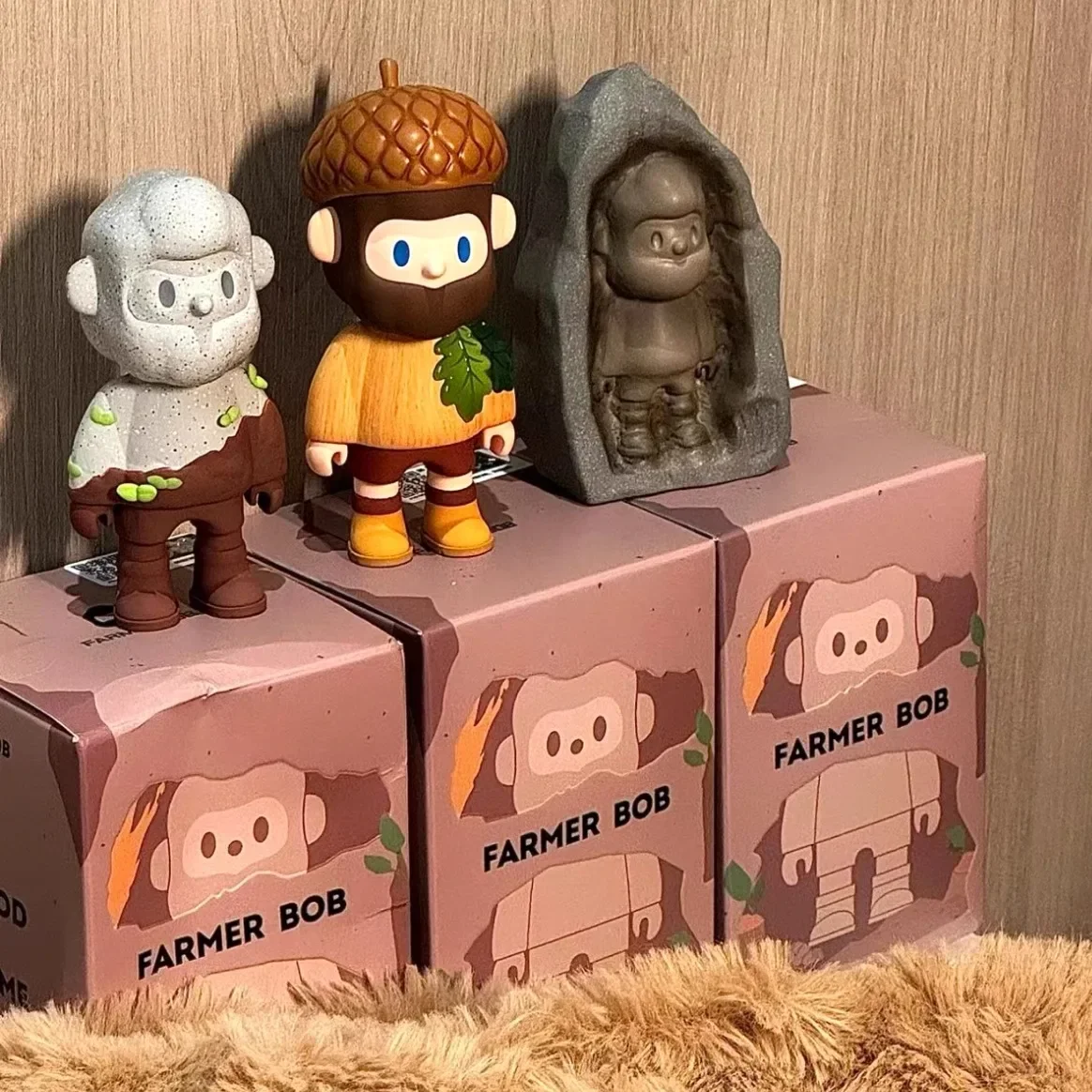 

Farmer Bob Fragile Forest Series Blind Box Toys Doll Cute Anime Action Figure Ornaments Figurines Dolls Desktop Home Decor