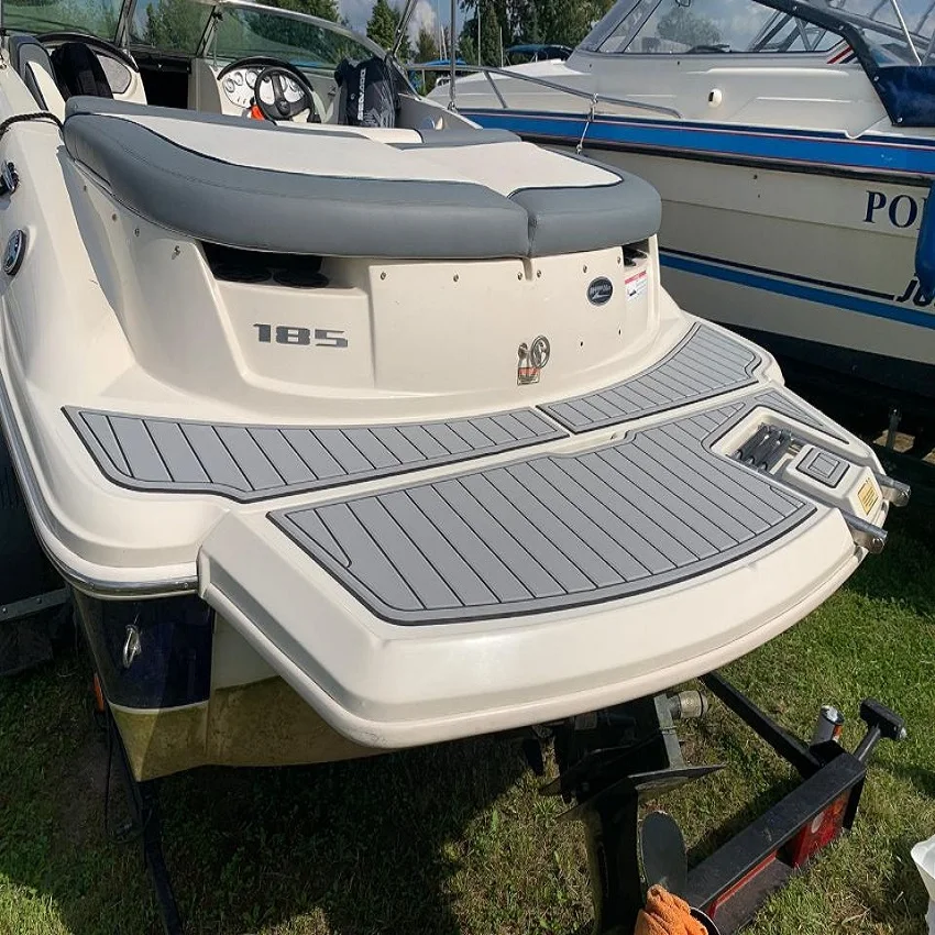 Cockpit Pad Boat EVA Foam Faux Teak Deck Floor Mat For 2006 Sea Ray 195 Sport