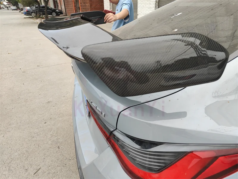 لسيارات BMW الجديدة 4-series G26 D نمط الخلفي سبويلر ألياف الكربون طقم الجسم الناشر الخلفي المصد الأمامي حافة الجانب تنورة