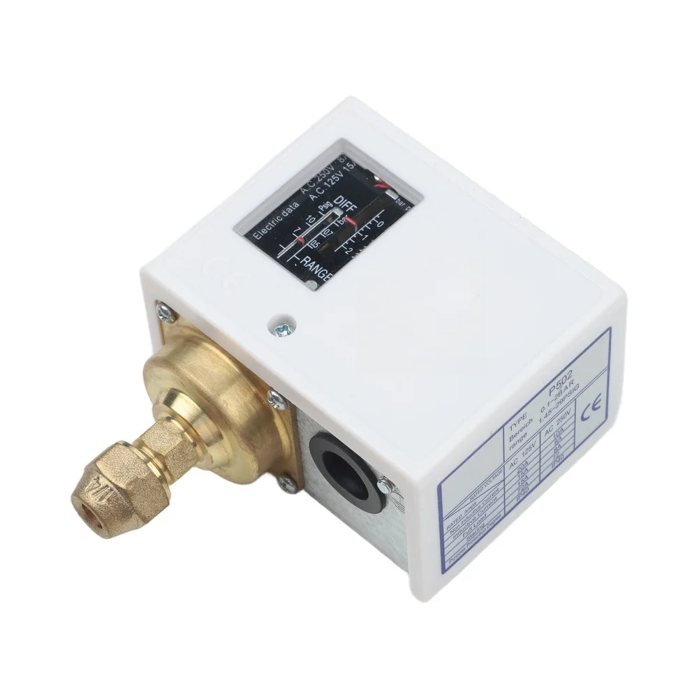 Industrial Grade Pressure Switch with Millisecond Response Time for Air Compressor and Cooling Systems P530DE 5-30bar