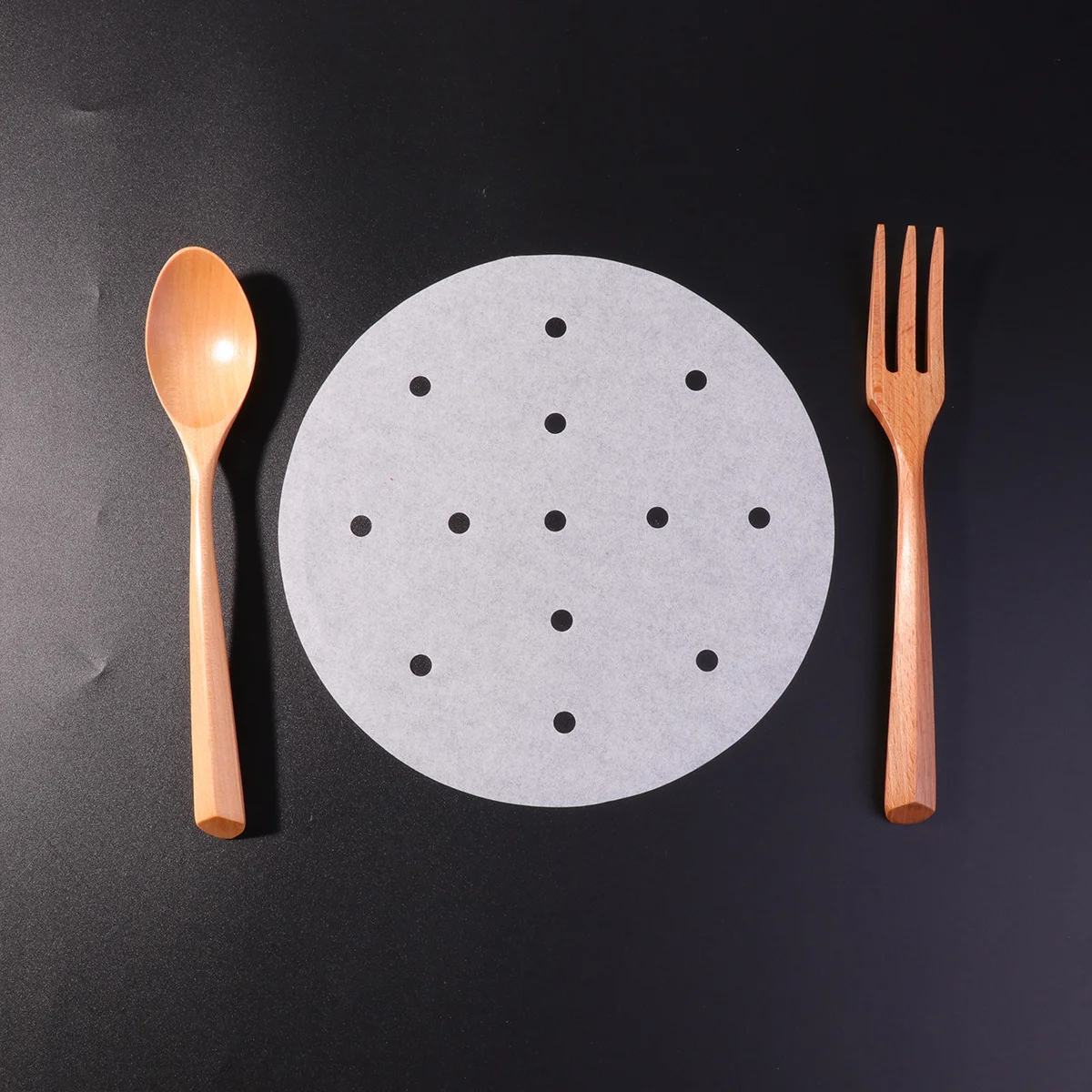 

200pcs Baking Paper Greaseproof Non-Stick Air Fryer Pad 18Cm Unbleached Oven Liner For Cookie Pastries Fish Meat Wrap Reusable