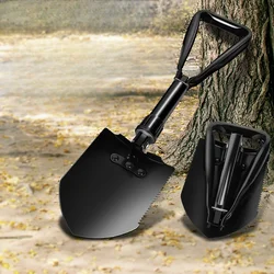 Multifunctional Outdoor Military Manganese Steel Shovel Car Folding Portable Shovel Gardening Hand Tool Shovel
