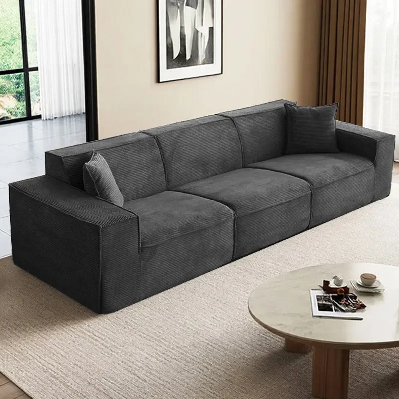 Compression sofa tofu block high density springback sponge foshan corduroy vacuum compression straight row living room