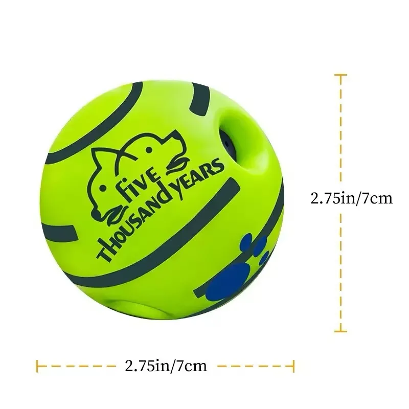 Juguete interactivo para perro resistente con sonido al girar - imagen 2