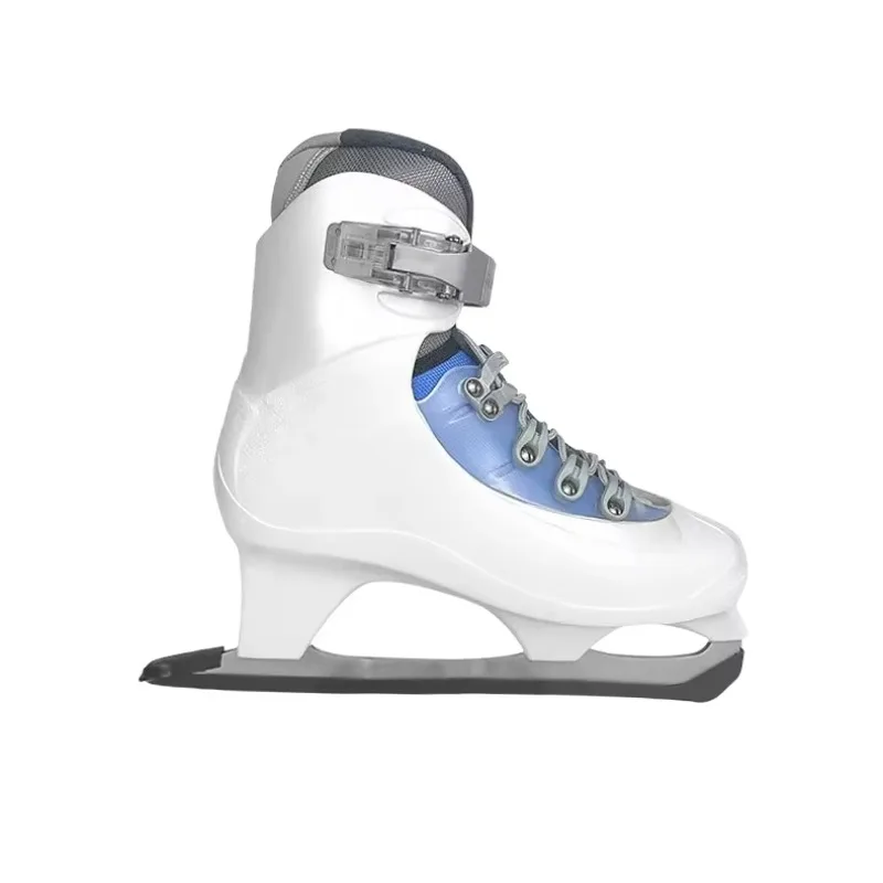 2027 Wholesale Customized High Resistance Winter Ice Hockey Skates for Women Stainless Steel Blades Cold-resistant PVC Upper Fur