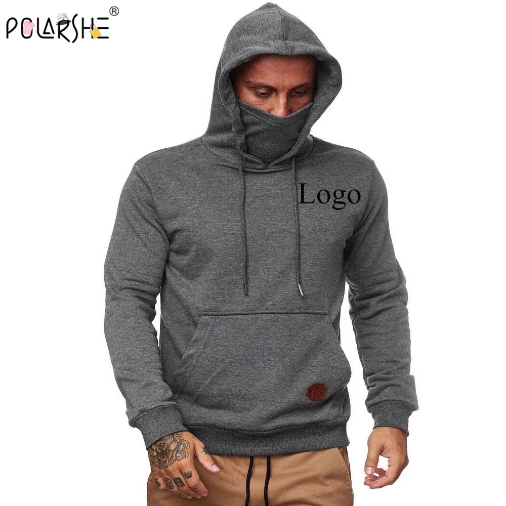 شعار شخصي للرجال قناع الوجه مقنعين البلوز طويلة الأكمام فضفاضة تناسب عارضة الشارع الشهير ملابس رياضية شخصية السترة