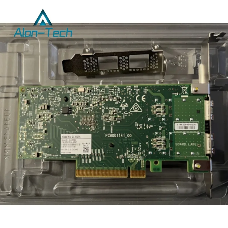 بطاقة شبكة SFP28 ثنائية المنفذ ، مناسبة لـ ، موصل CX4121A ، 25 جيجابايت في الثانية