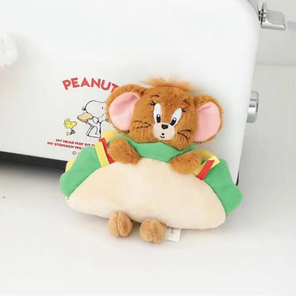 حقيقية أنيمي توم وجيري الحلوى سلسلة أفخم دمية Kawaii الكرتون الكرواسون جيري ماوس بلوشيز المفاتيح الفتيات هدية عيد ميلاد