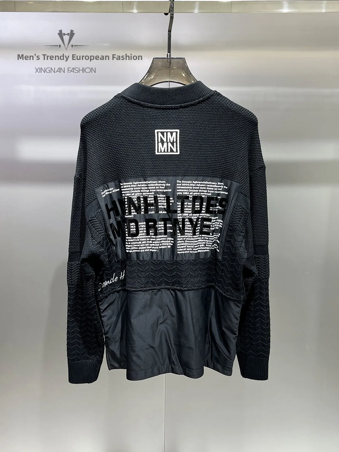 Thiened Knitted Sweater for Men Autumn Winter Print Embroidery Luxury Comfortable Versatile Warm Base irt Loose Fit Mediu...