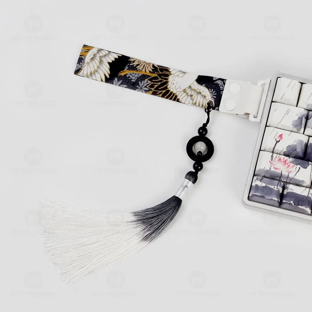 キーボードリボン メカニカルキーボードストラップ カスタマイズ 磁気軸キーボードストラップ Wooting Atk68 Drunkdeer デコレーション タッセル付き