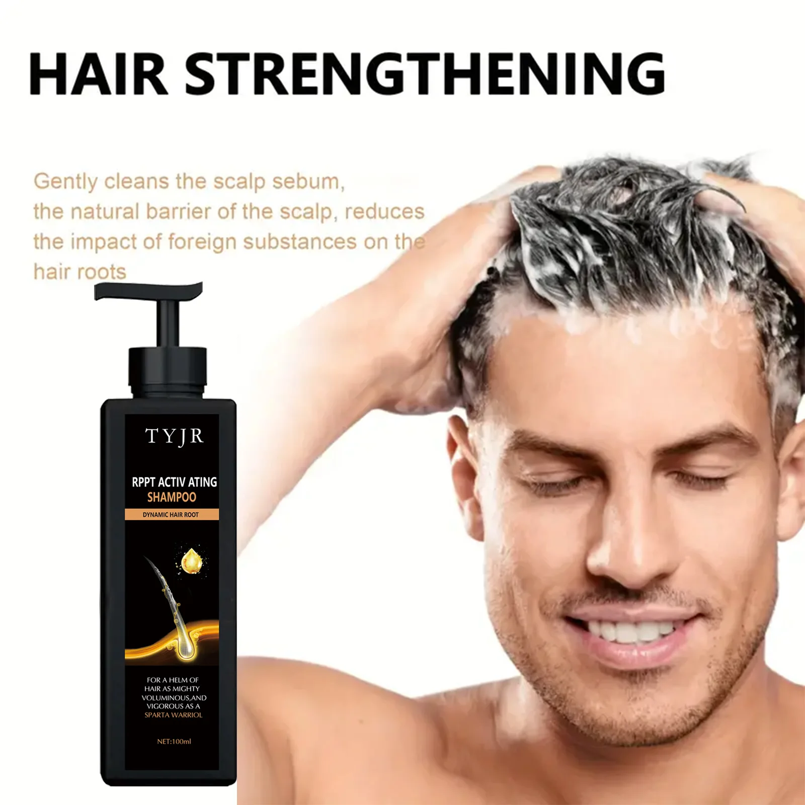 Shampoo Helps Hair To Produce Melanin Deeply Promotes Scalp Circulation Nourishes Hair And Scalp Enhances Hair Colour For Men