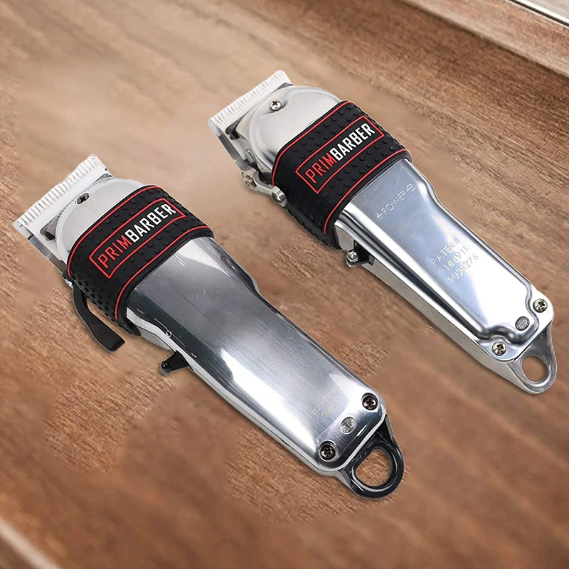 Trimmer Grip Barber 5 sztuk maszynka do strzyżenia włosów uchwyt gumowy konstrukcja antypoślizgowa fryzjer chwyty rowerowe fryzjerstwo pierścienie dekoracyjne — zdjęcie 4