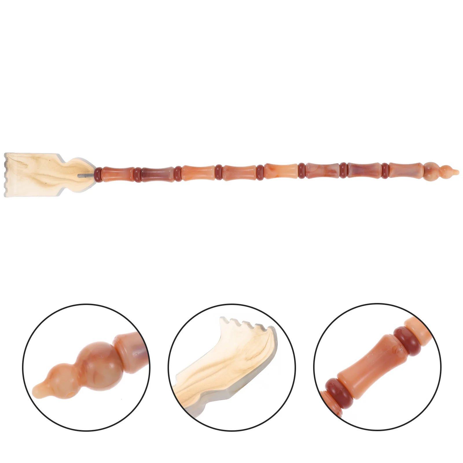 Back Scratchers Boots Massager Skin Itching Stick Variety Bear Light Brown Horns Ergonomic