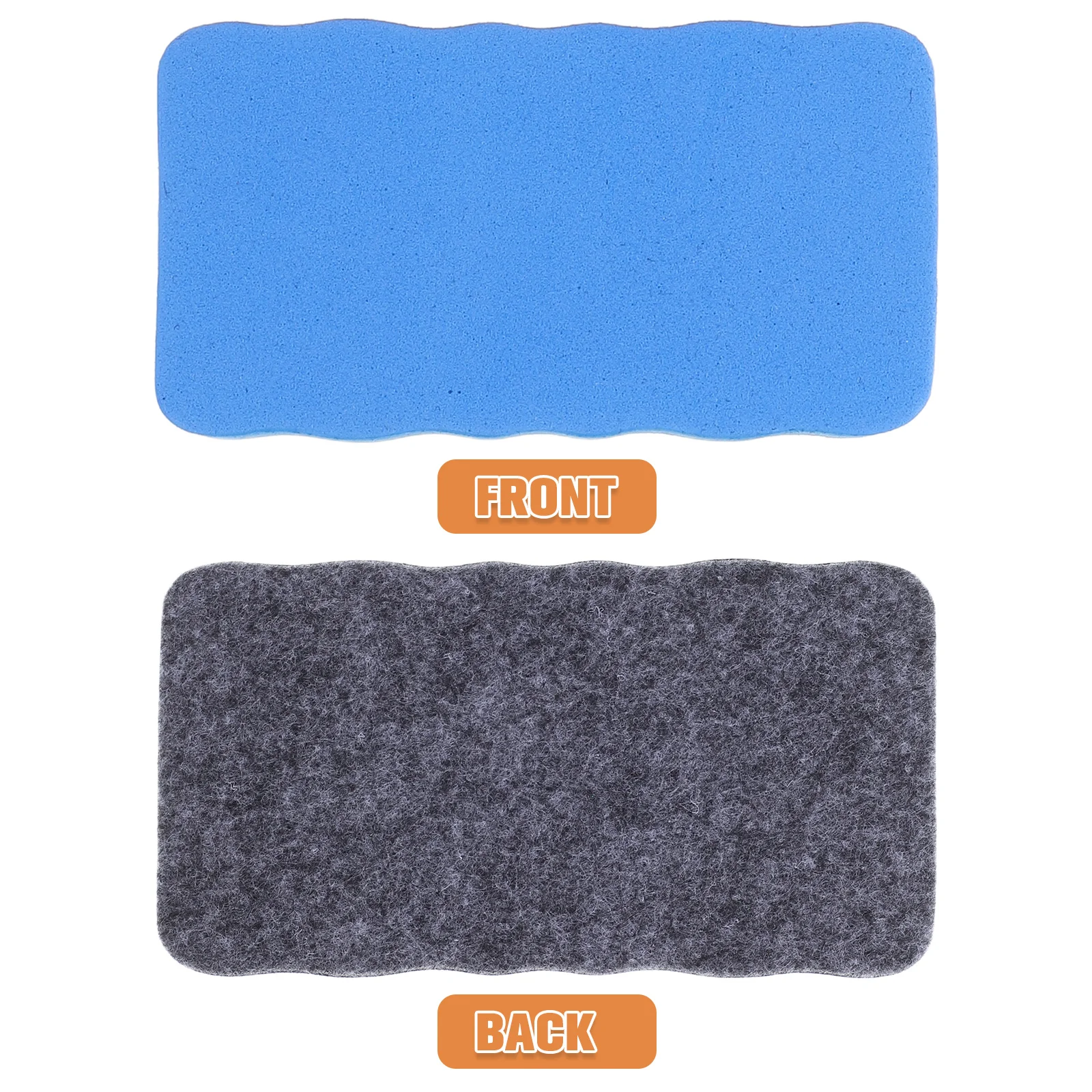 مجموعة مكونة من 5 ممحاة من لوح التنظيف الجاف، منظف الفصول الدراسية، لوازم السبورة البيضاء المصقولة #5