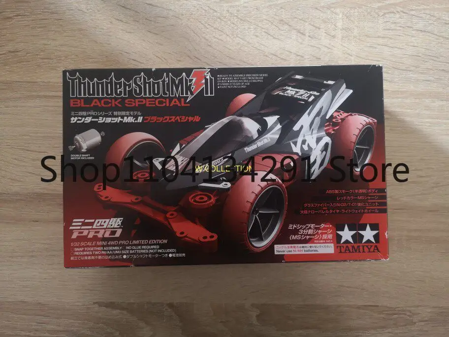 

Оригинальная модель автомобиля Tamiya 4WD 94641, лимитированная серия «Great Thunder Strike», шасси MS, черный прозрачный кузов, игрушечная модель