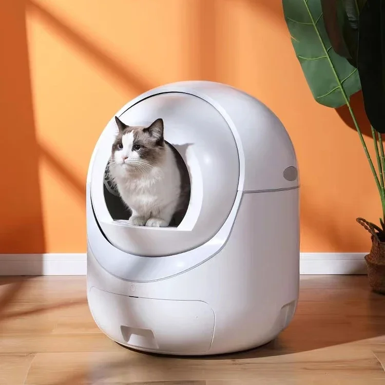 zz WIFI Auto Electric Cat Toilet Tuya APP Self-cleaning Smart Pet Automatic Robot Cat Litter Box For Cats