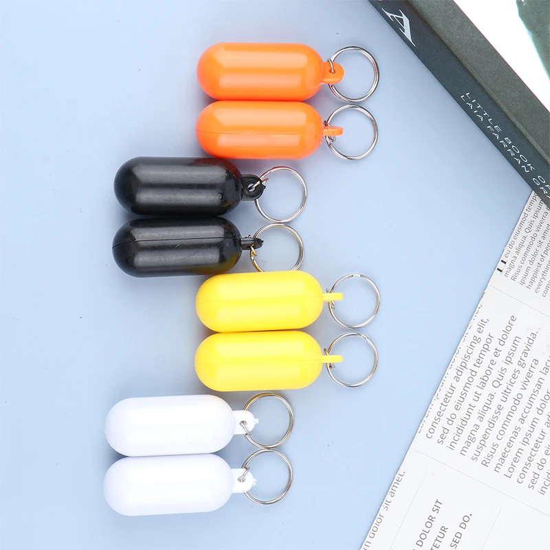 2x Boat Kayak Floating Keyring Buoyant Key Ring Keychain Sports Accessory Mini For Boating Fishing Kayaking Rafting Surfing