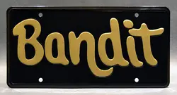 Celebrity Machines Smokey and The Bandit | Burt Reynolds | Metal  License Plates aa